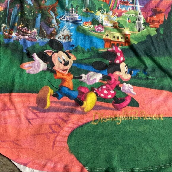 Disney Parks Disneyland Womens Fitted Graphic Print Mickey Mouse T-Shirt-Med - Picture 3 of 7